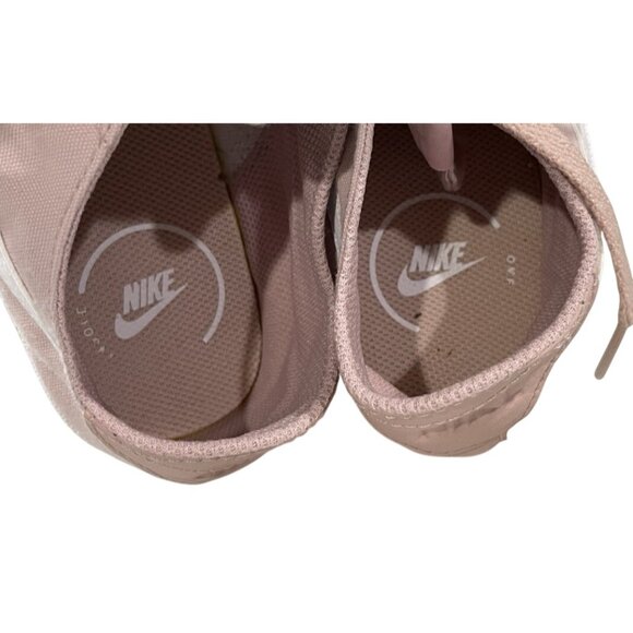 Nike Court Legacy Canvas Shoes Womens 9 Pink White Oxford Athletic Sneakers Low - Picture 8 of 10